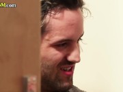 Busty CFNM femdom giving hj to lucky guy 5/16