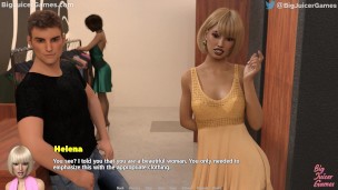 Temptations are everywhere #8: Hot blonde MILF sucks a dick and swallows cum (HD gameplay)