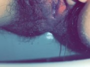 Hairy Pussy Pees in Toilet 16/16