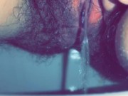 Hairy Pussy Pees in Toilet 9/16