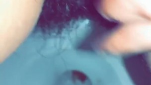 Hairy Pussy Pees in Toilet