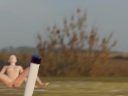 se masturba com brinquedo atirado por canhão 16/16