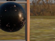 se masturba com brinquedo atirado por canhão 8/16