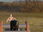 se masturba com brinquedo atirado por canhão 9/16