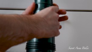 Close up Fleshlight orgasm fat cock - Sweetannabella 4k