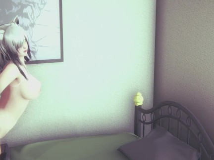 Beautiful Kitty Girl - Realistic Hentai (Uncensored)