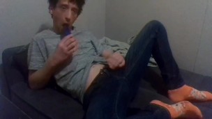 Stuffing My Barenaked Asshole Rough Solo With My Thick New Vibe And No Lube; Dry Fucked