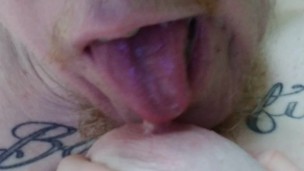 Spit, Lick, Suck, Fuck, Hairy Horny Trans Fella