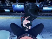 POV fucking Roboco in the subway, missionary creampie - Hentai. 2/16