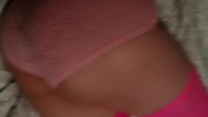 Femboy shows off Bubble Butt Panties Doggystyle
