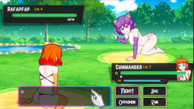 Oppaimon [Hentai Pixel game] Ep.4 Rafapfap ripped clothes in pokemon parody