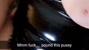 Sexting my friends bbc boyfriend on snapchat & squirting for him