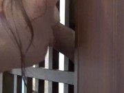 個人撮影　無修正　巨根　パイパンチンポを手コキフェラ　口内射精 6/16