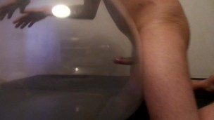 Clear Balloon Fuck and cumming inside