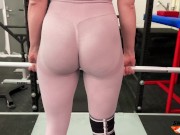 Trainer Hard Ass Fuckes and Facefuckes Redhead After Workout to Anal Creampie 2/16