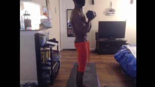 My first workout....