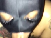 Sucking my step sisters strap. Sneaking around  12/16