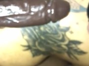 Sucking my step sisters strap. Sneaking around  8/16