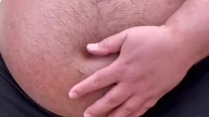 Hairy bellybutton...