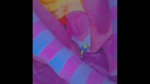 Lesbian Amateur asian girl masturbates with pussy toy on snapchat wet pussy webcam 18