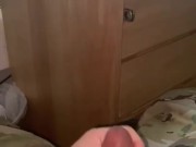 Solo masterbating in military uniform 
