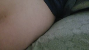 Girlfriend gets cum on her pussy 