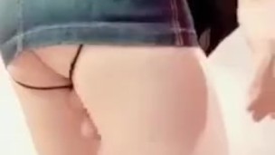 Crossdresser sissy solo play
