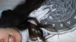 Small Titty Goth Girlfriend Tiniest Tit Flashes Breasts Inside Noisy Hotel Motel Bedroom ONLYFANS
