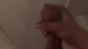 Quick Shower Jerkoff with Max and his Monster Cock