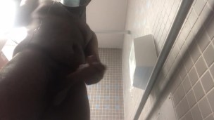 Snuck Off To JerkOff Of In Public Hospital Bathroom 