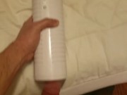 Breaking in my new Lovense stroker (teaser)