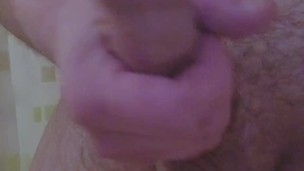 Shower cumshot