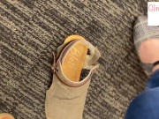 trying on a couple of shoes at the store - glimpseofme