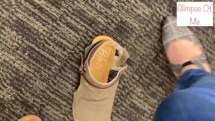 trying on a couple of shoes at the store - glimpseofme