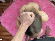 Сводная сестра проглотила полный ротик спермы 10/16