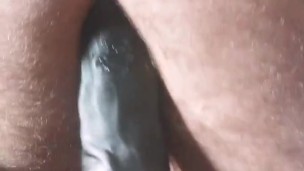 Public huge dildo 