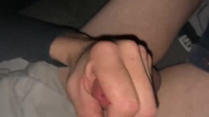 Jerking off before everyone wakes up