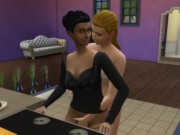 Girls lick each other's pussies. Lesbo porn at wicked whims sims 4 13/16