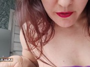 Fuck my throat with a long cock and bathe my boobs in saliva 4/16