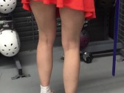 Public Panties Upskirt in Sport Shop 8/16