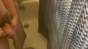 Big Dick Hot Shower Masterbation