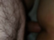 Fucked this bitch doggie style and blew my hot load in her warm pussy. 13/16