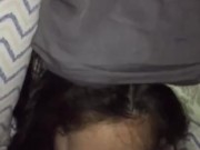 Step sis deep throating my cock with parents in next room 2/16