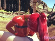 Zelda Hentai - Gerudo Girl is fucked in the dessert 7/16