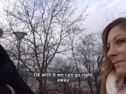 HUNT4K. Lover becomes cuckold when his girl has sex in front of him 3/16