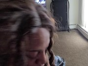 Dicksucker the head bobber drains dick