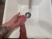 Johnny The Long Piss (Piss and cum in toilet)