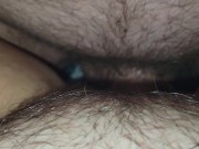 Wet, juicy, hairy pussy gets fucked until I cum 1/16