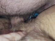 Wet, juicy, hairy pussy gets fucked until I cum 10/16