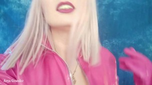 PVC fetish + Dirty talk = Enjoy!